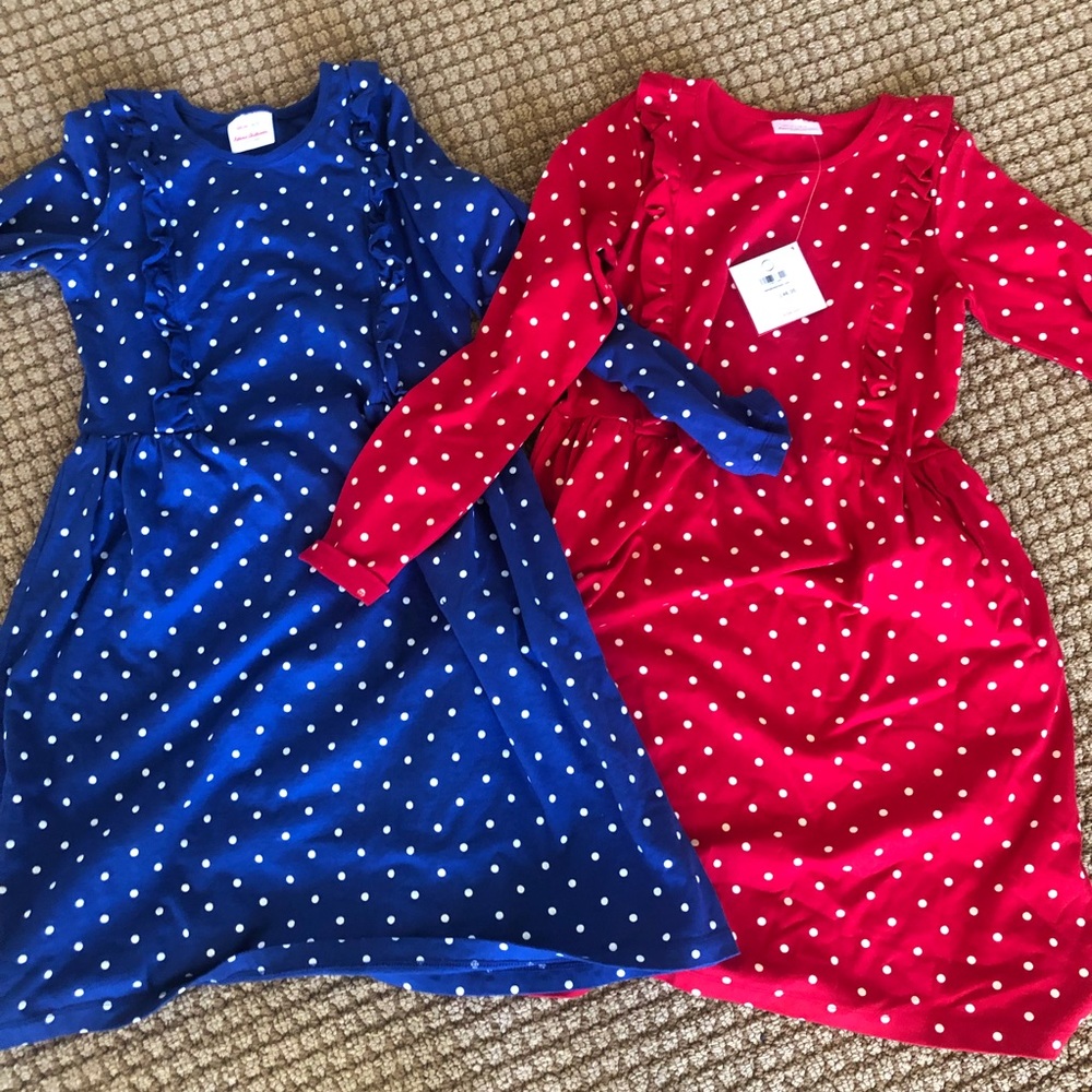 NWT Hanna Andersson Dress Red 150 US 12